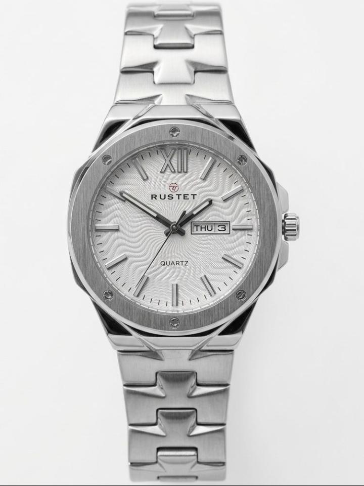 OryxTimes Silver-Tone Quartz Watch