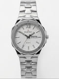 OryxTimes Silver-Tone Quartz Watch