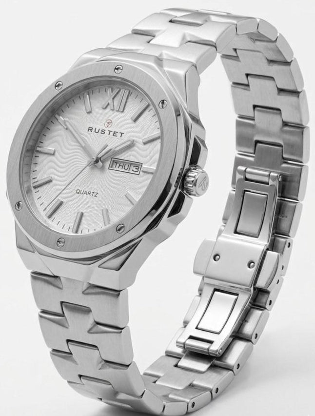 OryxTimes Silver-Tone Quartz Watch